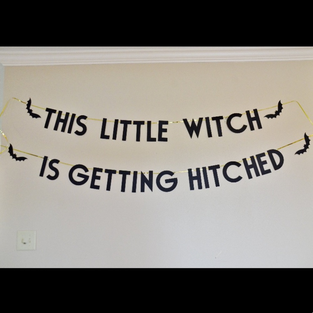 This Little Witch is Getting Hitched Banner